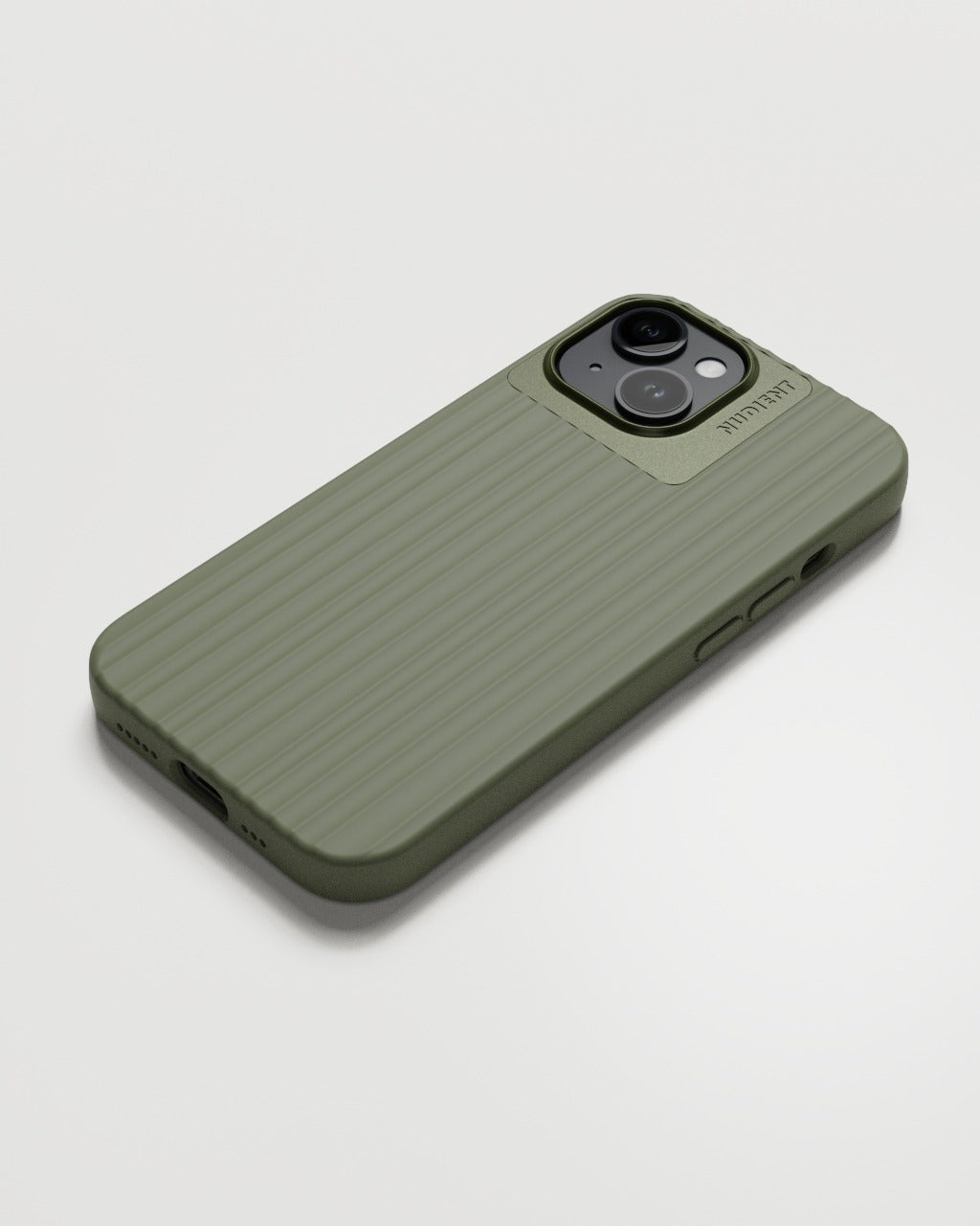 Bold Case - iPhone 15 - Linen Beige & Olive Green
