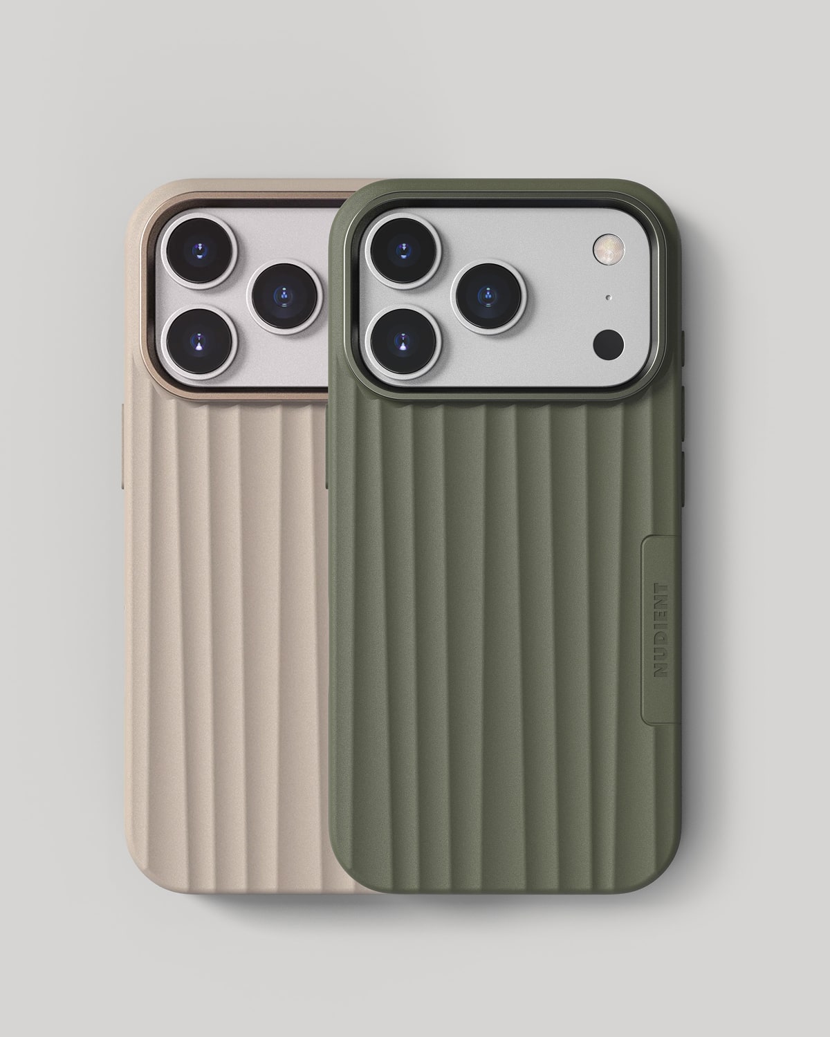 Bold Case - iPhone 17 Pro Max - Linen Beige & Olive Green